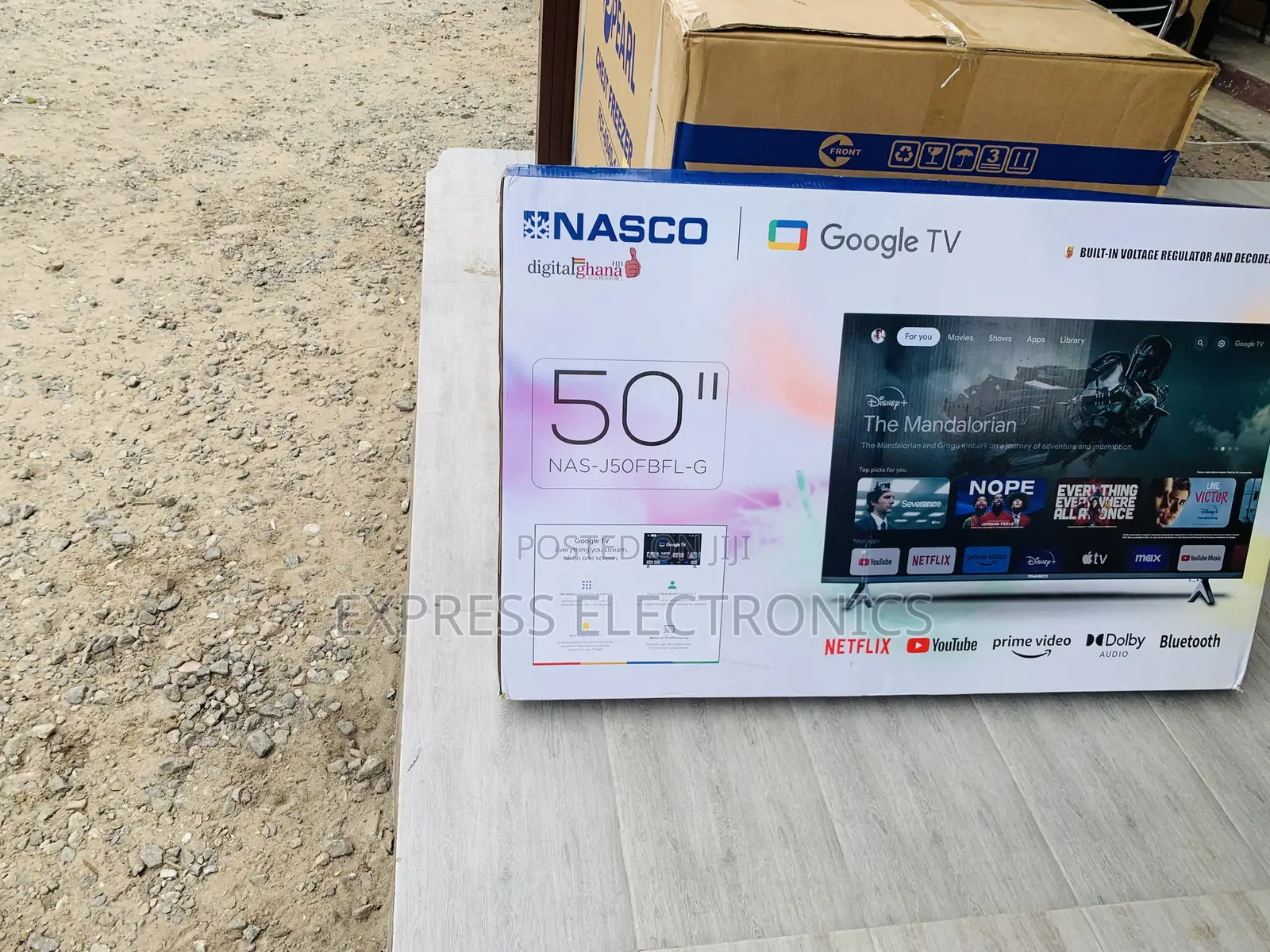 Limited Stock Nasco 50 UHD Digital Satellite Smart TV NAS-J50FUS-