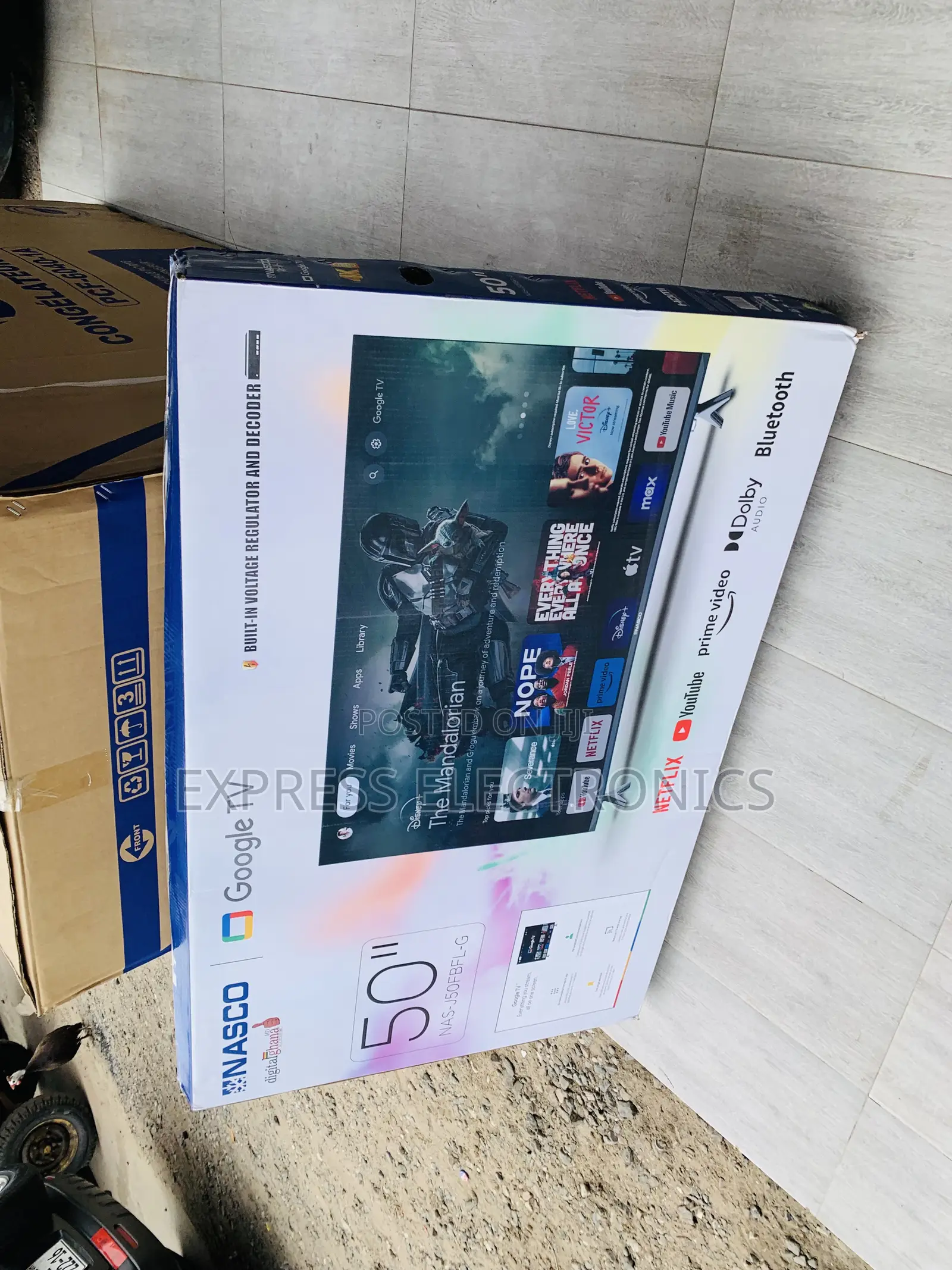 Hot  Deals on Nasco 50 UHD Digital Satellite Smart TV NAS-J50FUS