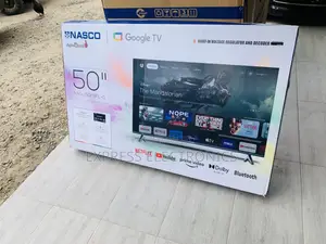 Limited Stock Nasco 50 UHD Digital Satellite Smart TV NAS-J50FUS