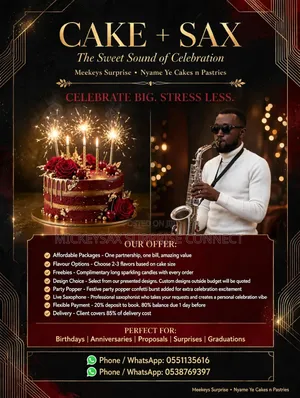Cake and Sax