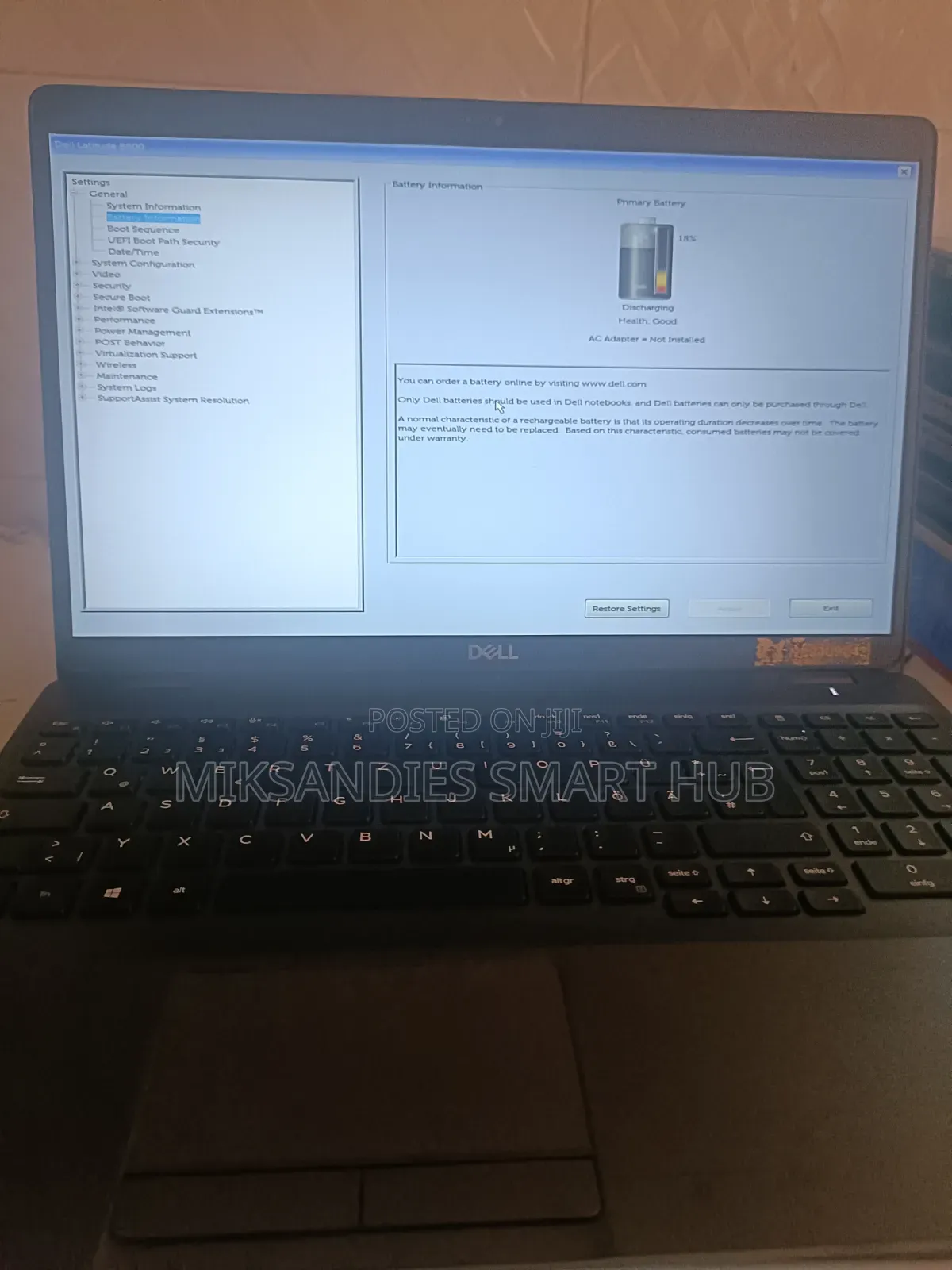 Laptop Dell Latitude 5500 8GB Intel Core i5 SSD 256GB