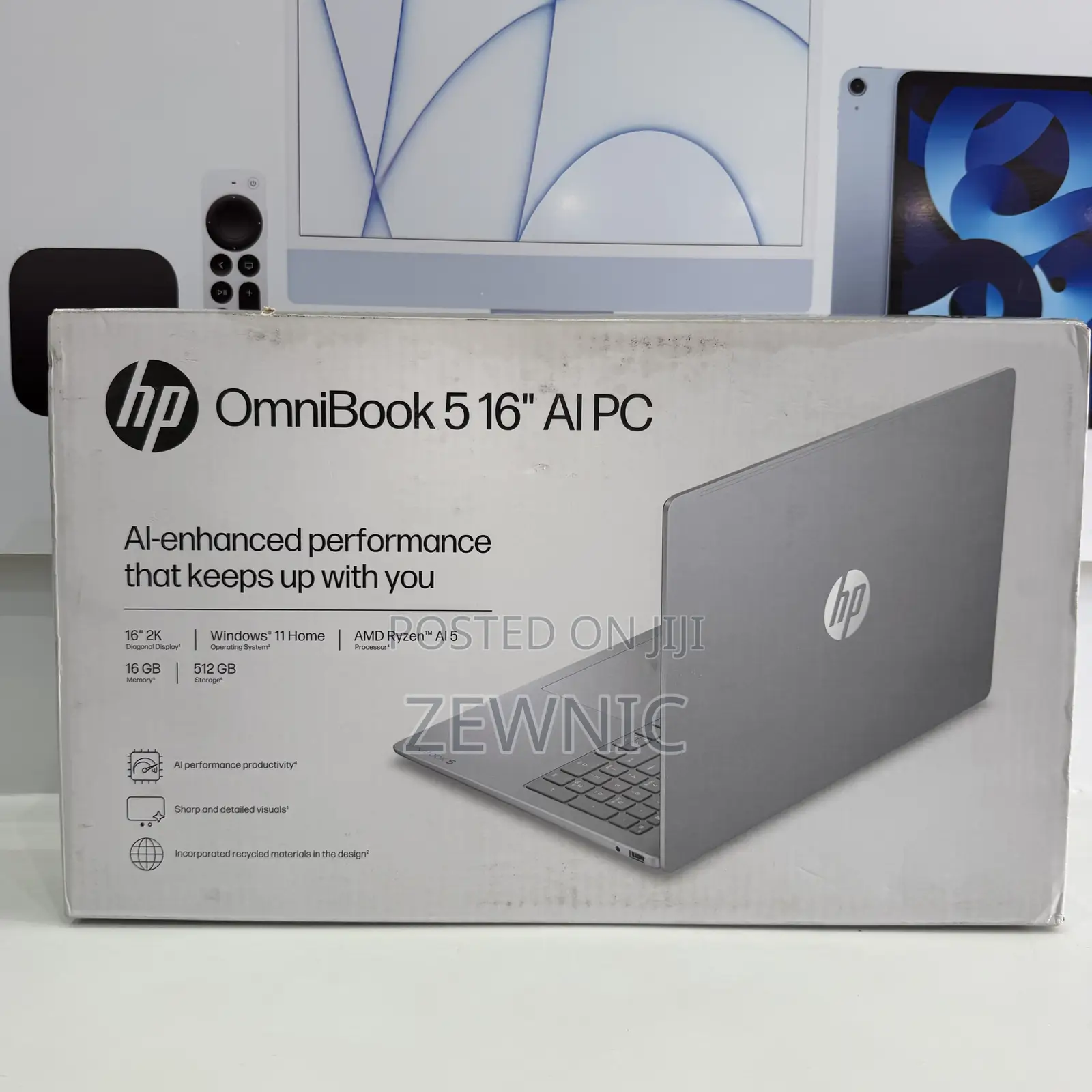 New Laptop HP OmniBook 5 16" 16GB AMD Ryzen 5 SSD 512GB
