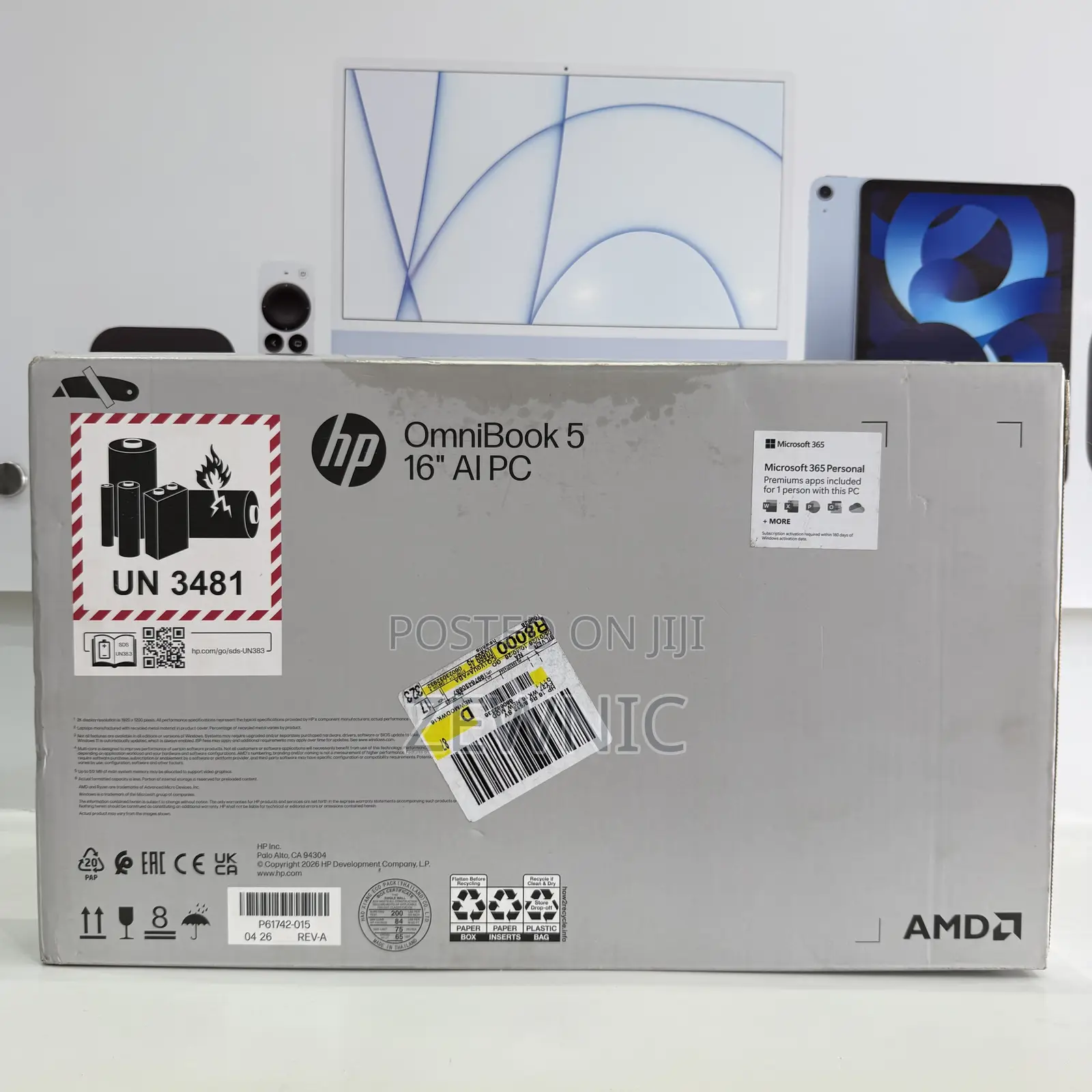 New Laptop HP OmniBook 5 16" 16GB AMD Ryzen 5 SSD 512GB
