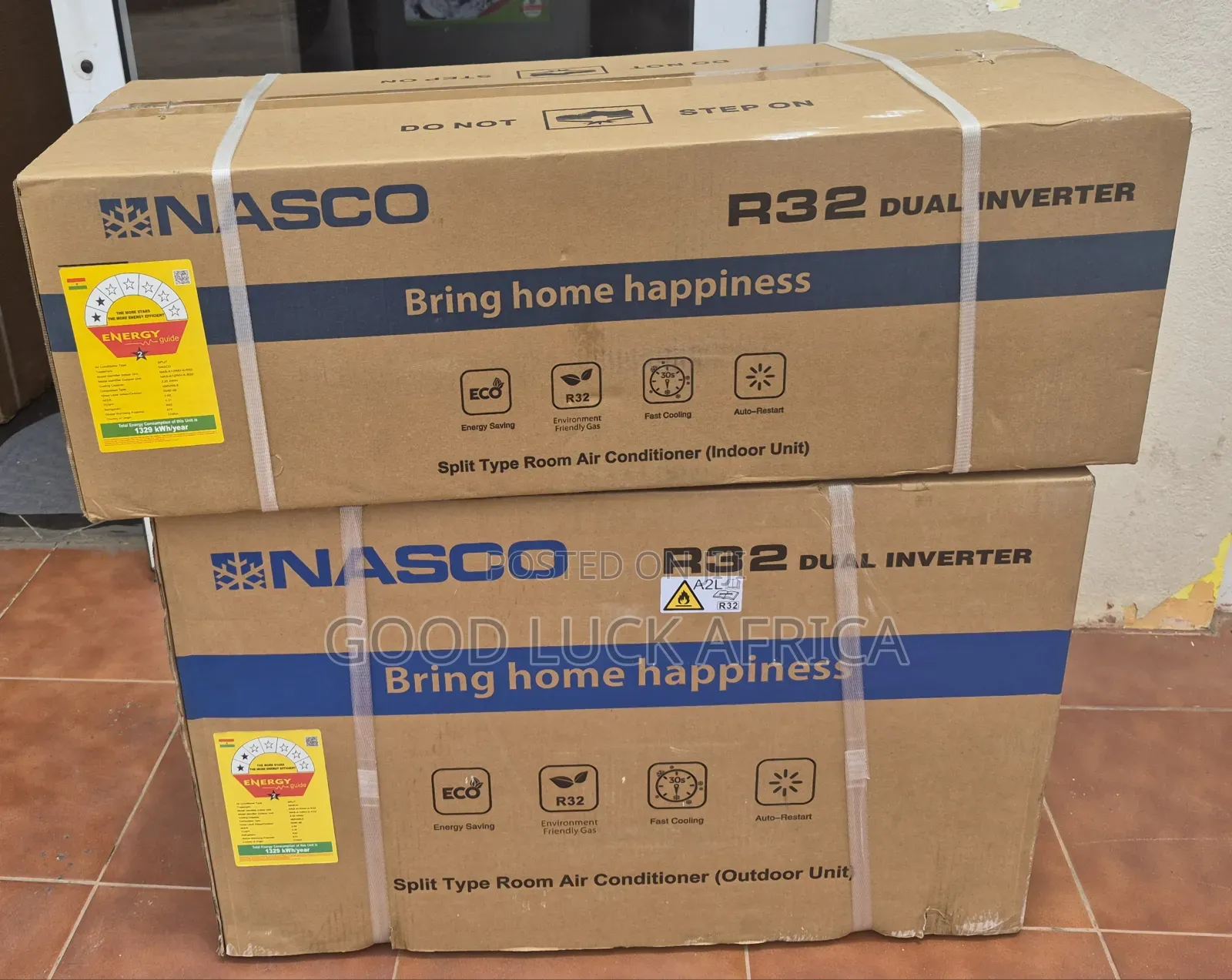 Nasco 1.5HP Dual Inverter Air Conditioner R410 Gas