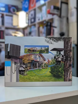New Ubox 4G Dual Lens Dual Solar Panel CCTV Camera