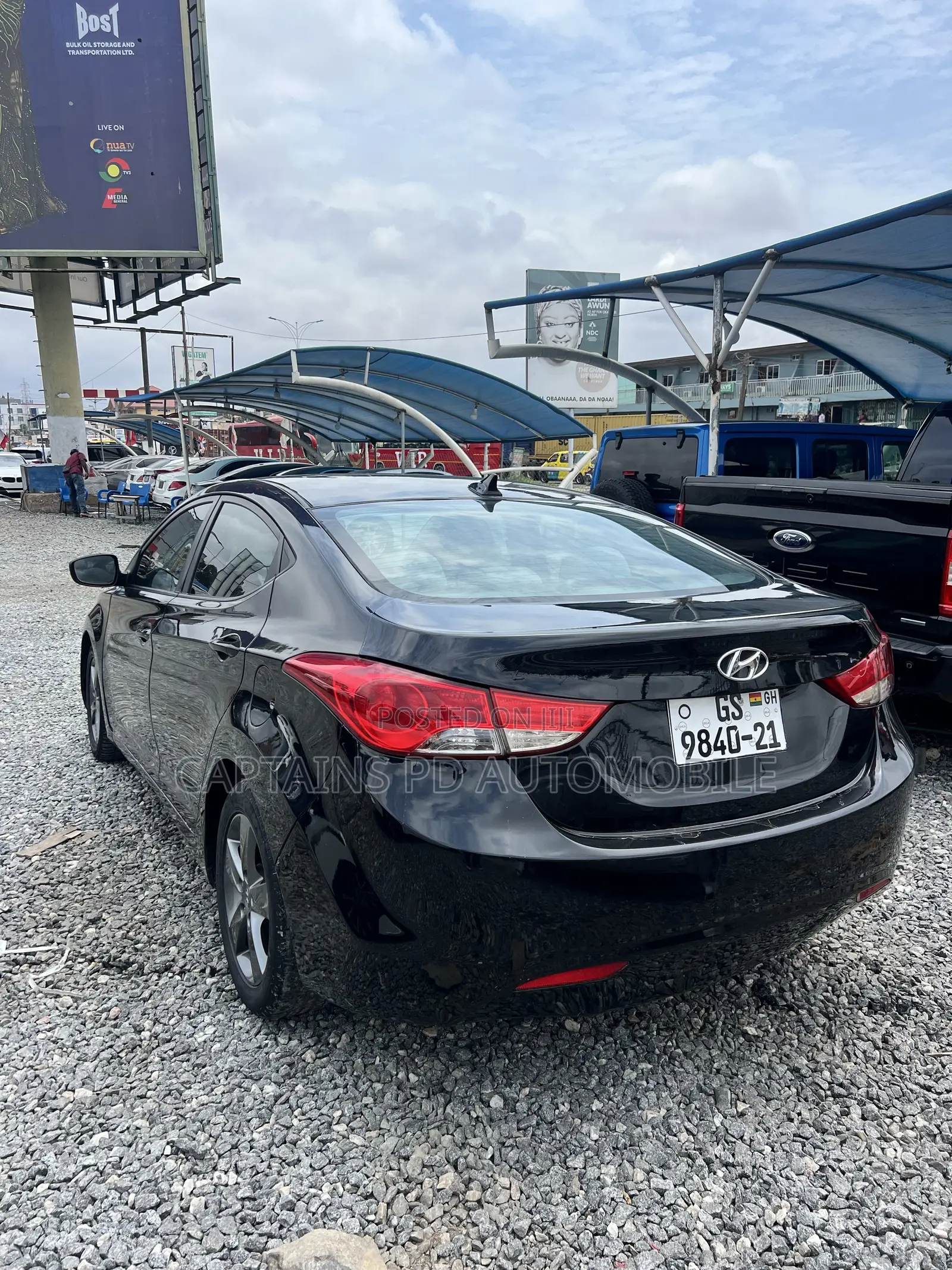 Hyundai Elantra 2012 Black