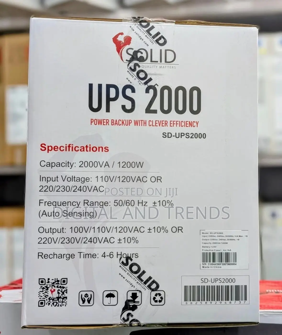 Solid 2000VA Backup UPS