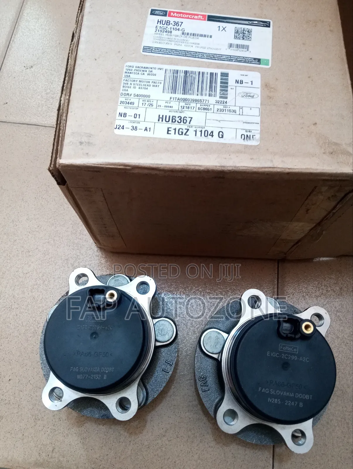 Original Motorcraft Ford Edge, Lincoln MKX Wheel Hub Bearing From USA