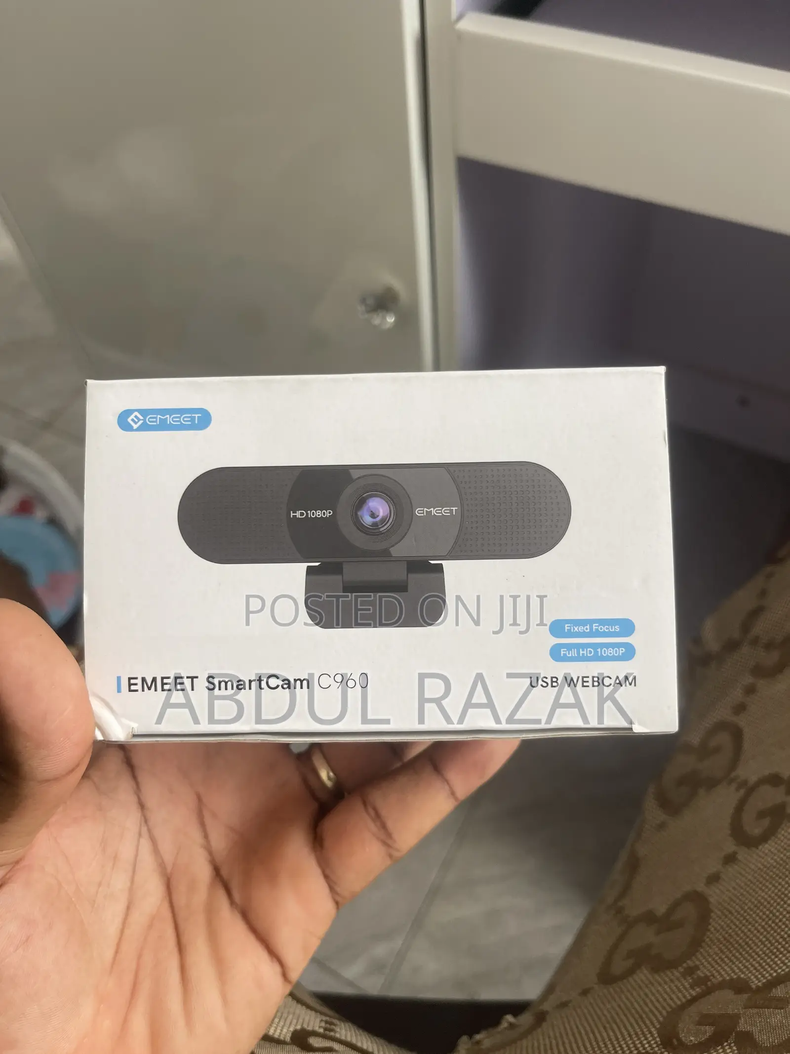 EMEET SmartCam C960 — Full HD 1080p, Fixed-Focus USB Webcam