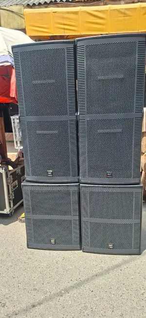 15 Inches RCF Full Range Paired With 18 Inches RCF Subwoofers