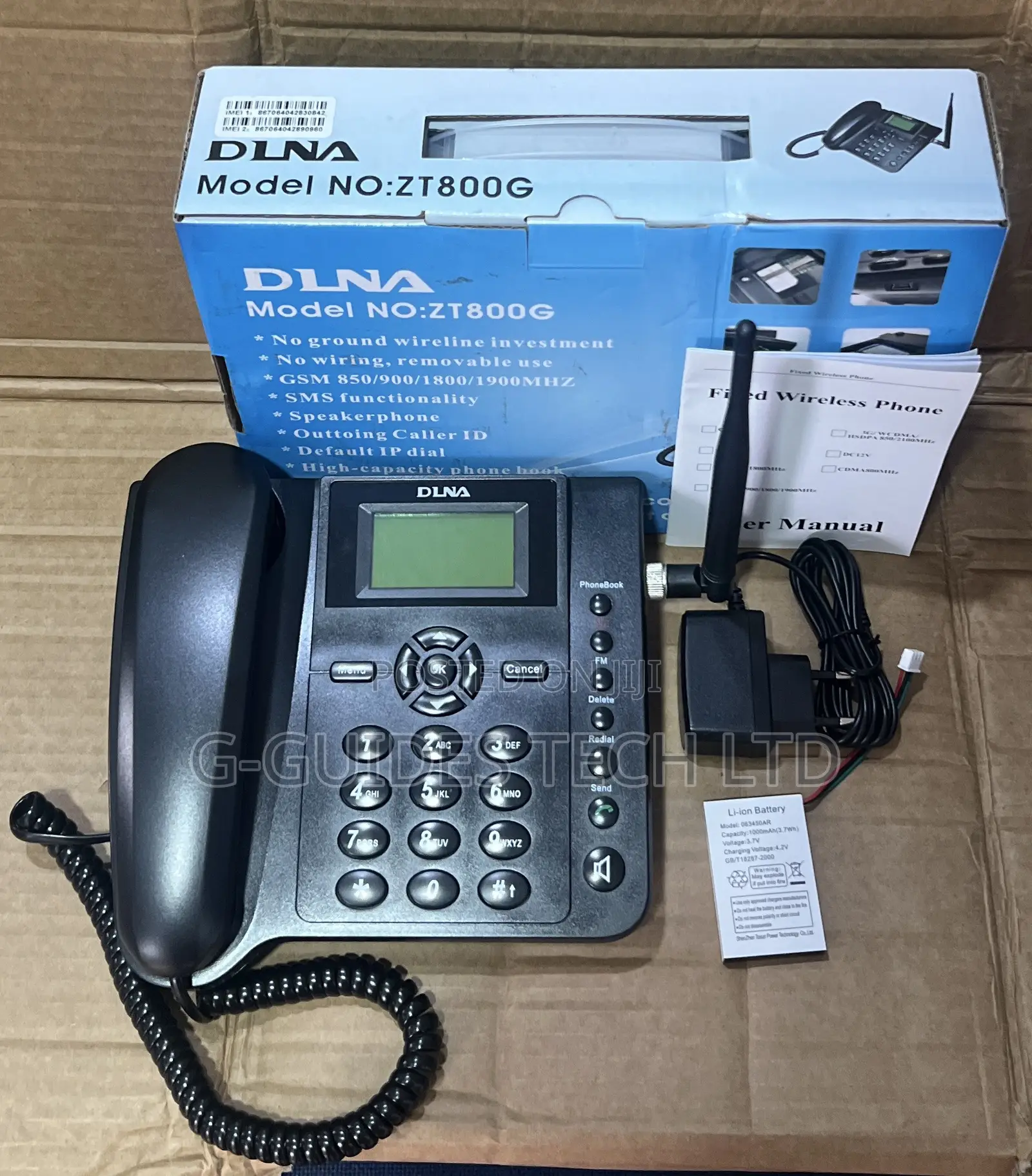 DLNA ZT800G GSM Fixed Wireless Desktop Landline Telephone 2-Sim