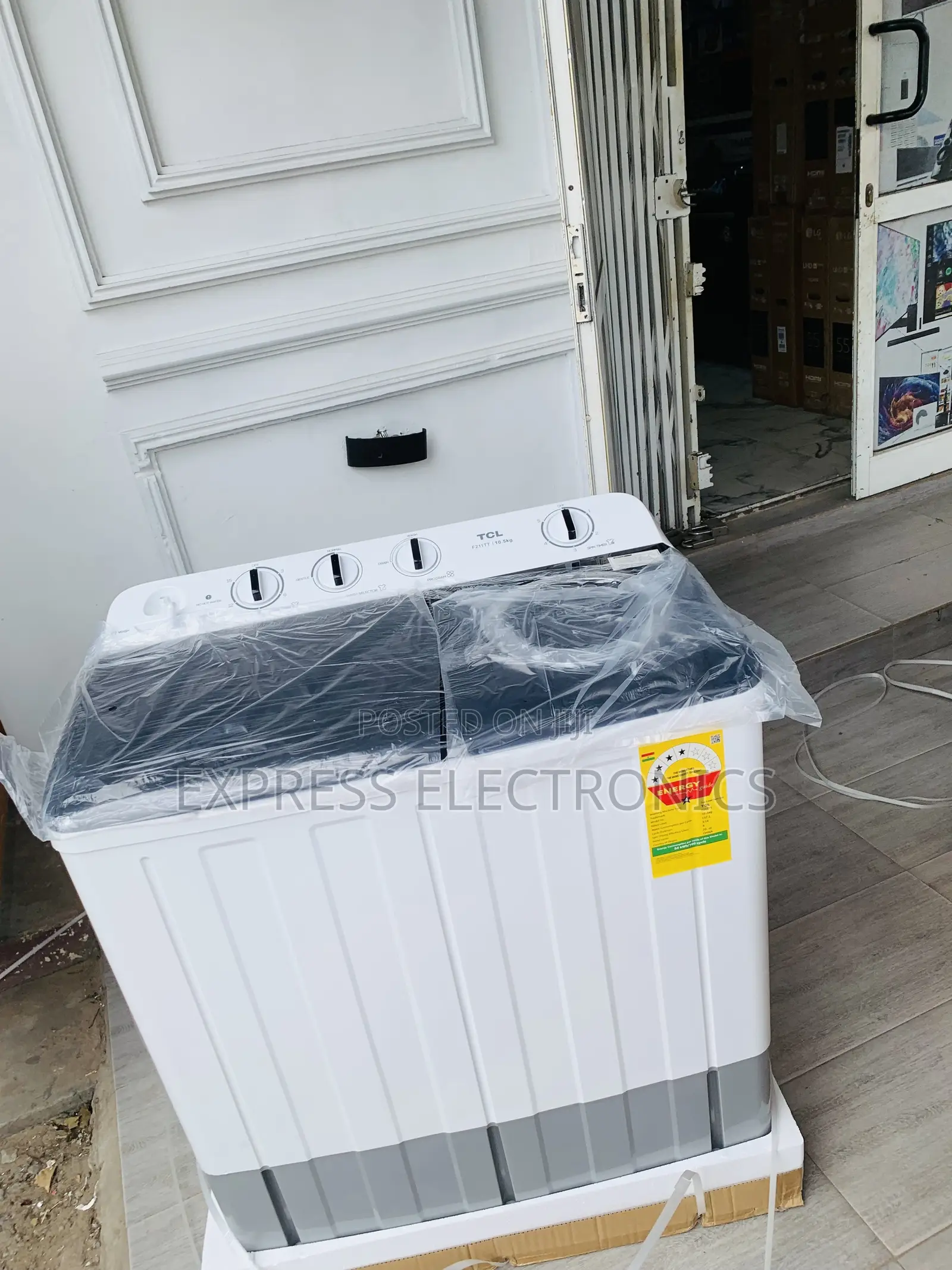 Text Us Fir TCL 10.5KG Twin Tub (Semi-Auto)Washing Machine (F211TT)