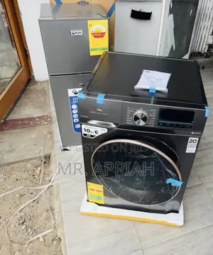 Get TCL 10.5kg Front Load Washing Machine(Gray)Stainless Steel