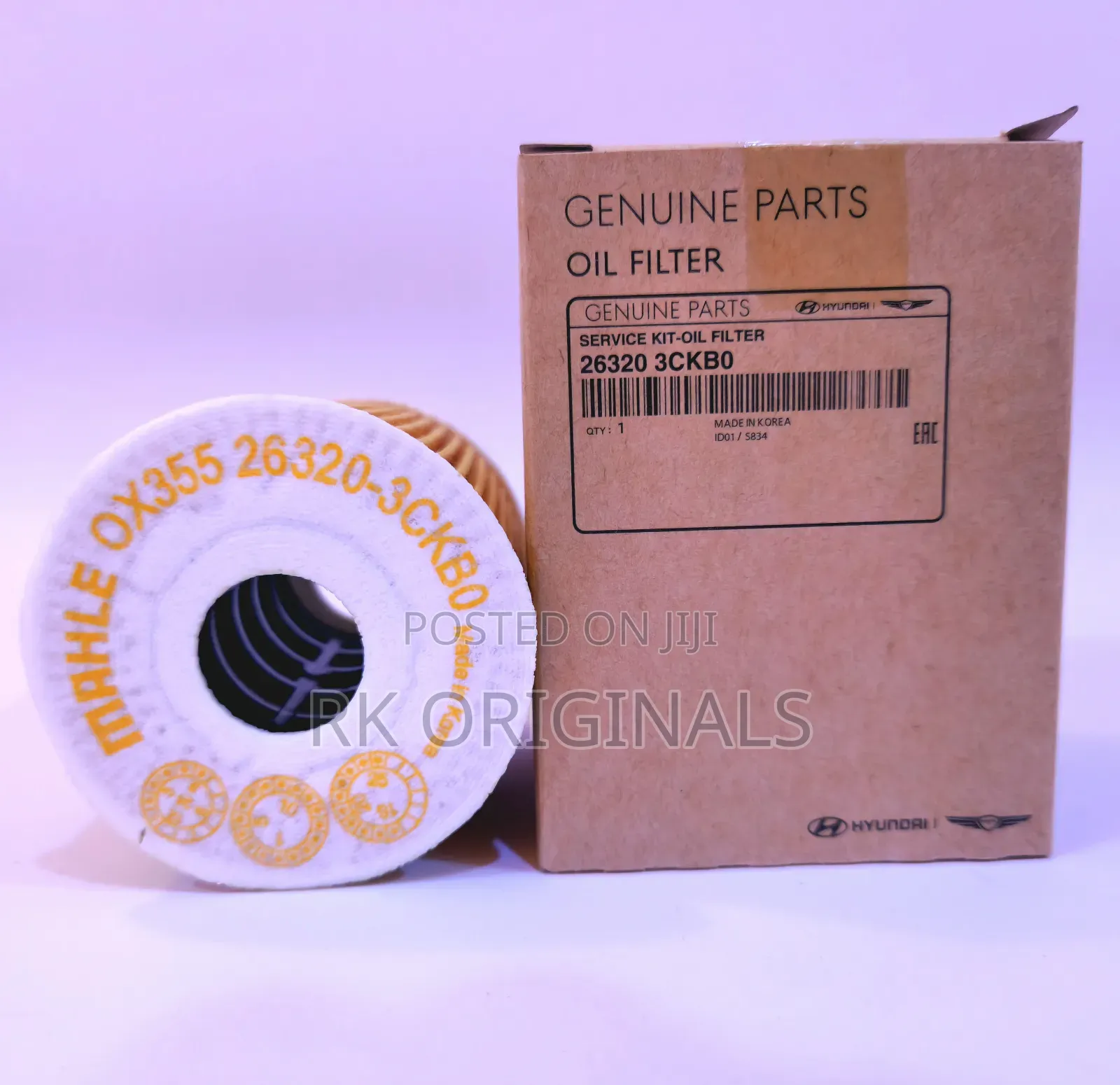 Sorento 19-20/Telluride/Palisade 20-25/Genesis Oil Filter KOREA