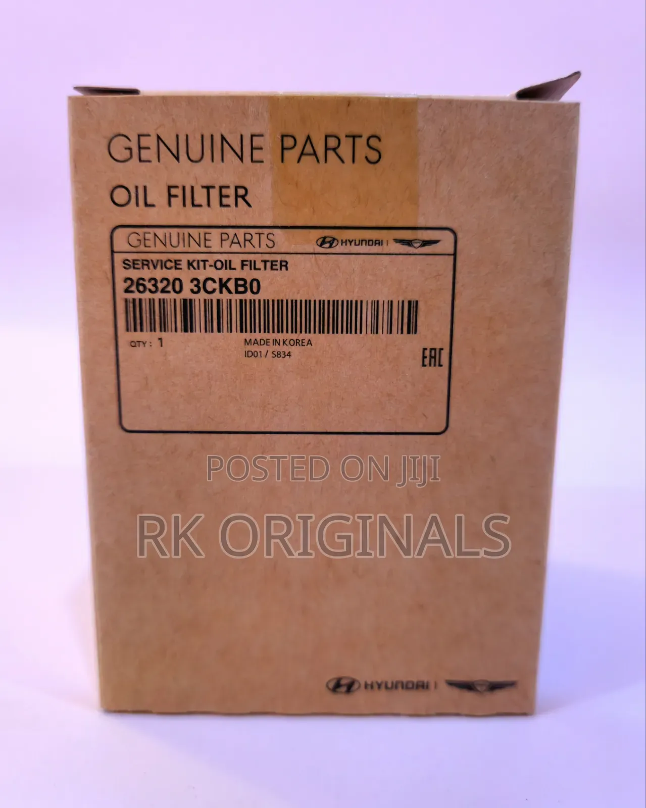 Sorento 19-20/Telluride/Palisade 20-25/Genesis Oil Filter KOREA