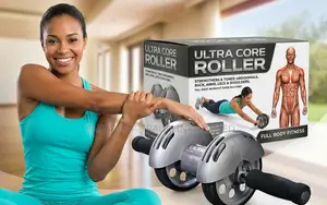 Wheel-Power Stretch Roller for Flat Tummy
