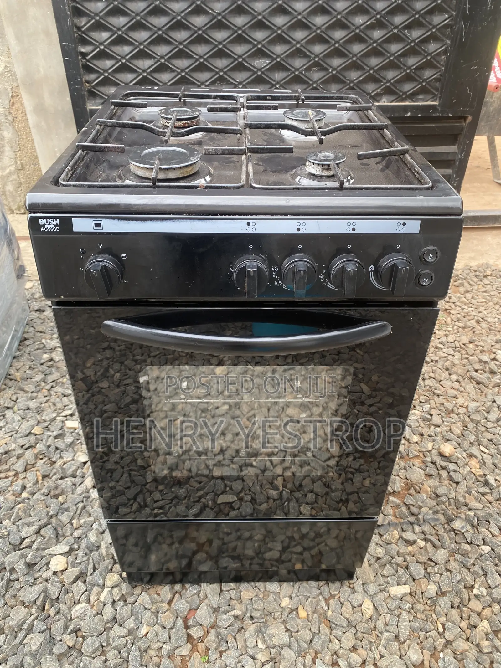 American Type Gas Burner and Oven