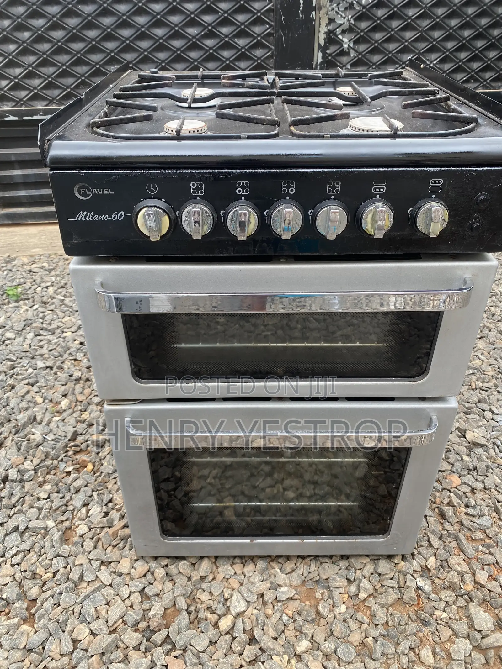 American Type Gas Burner and Oven