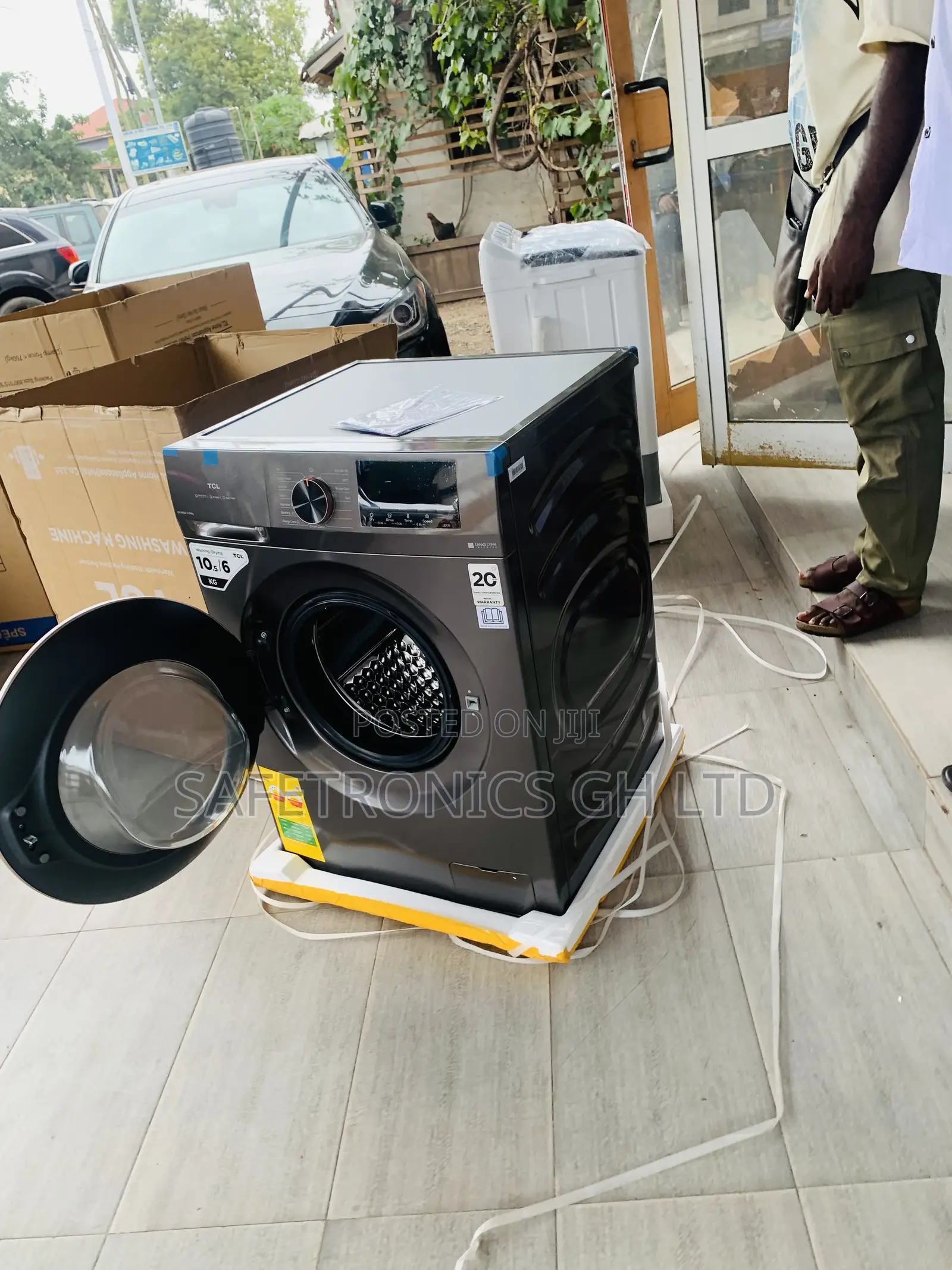 High Sufficient TCL-front Load Washer-10.5kg Dryer-6kgs