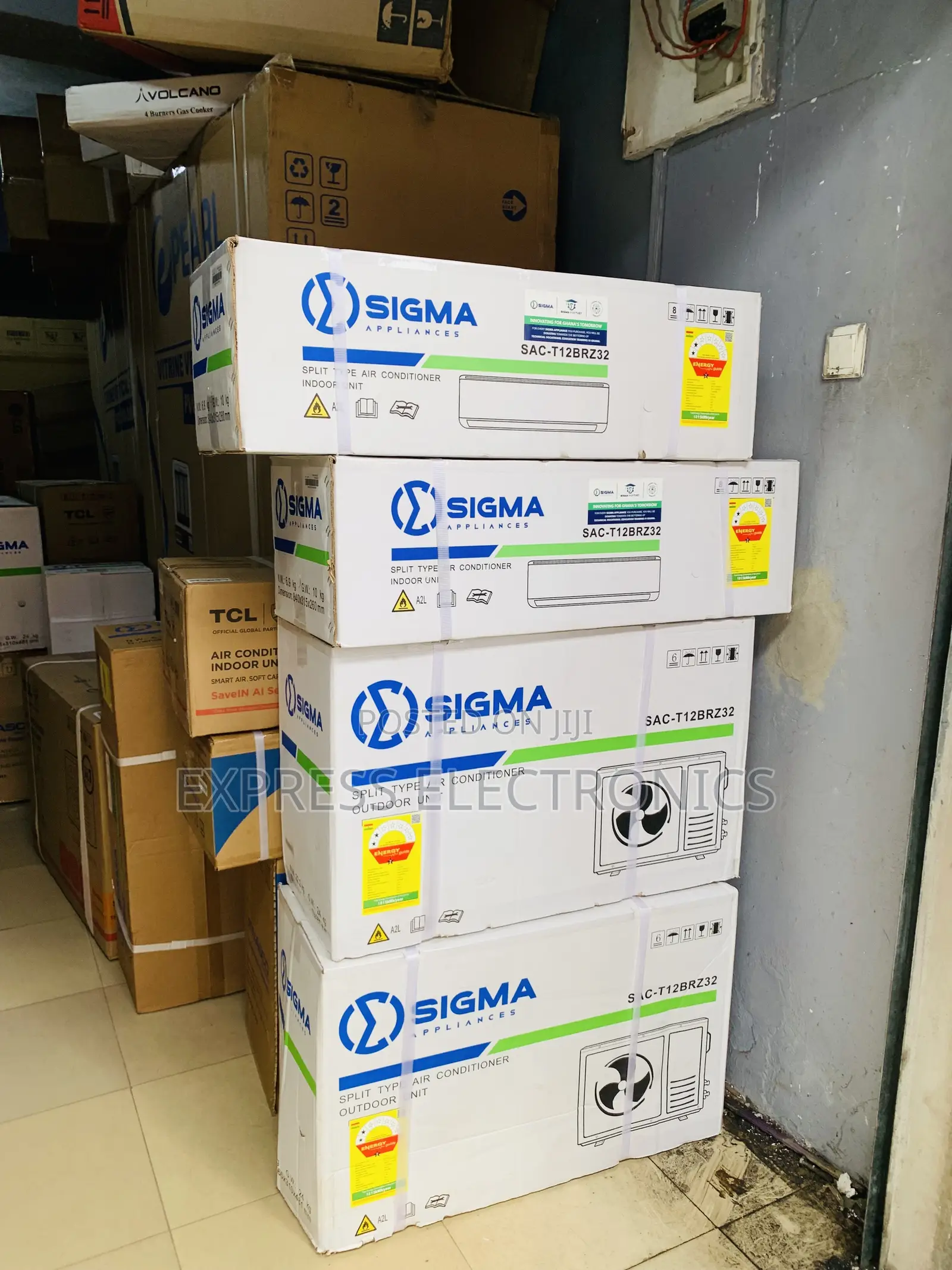On /Off Timer Sigma Split R410 Gas 1.5hp Air Conditioner