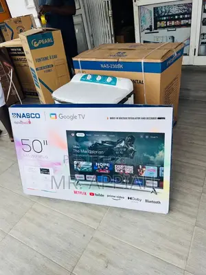 Purchase Classic Nasco 50” Uhd Digital Satellite Smart TV(Black) 