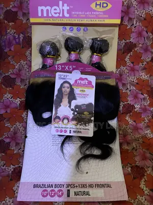 Natural Virgin Remy Human Hair Melt Brazilian Body 3pcs