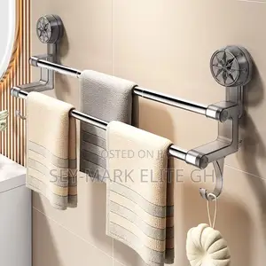 Free Punch Towel Hanger (No Drlling)