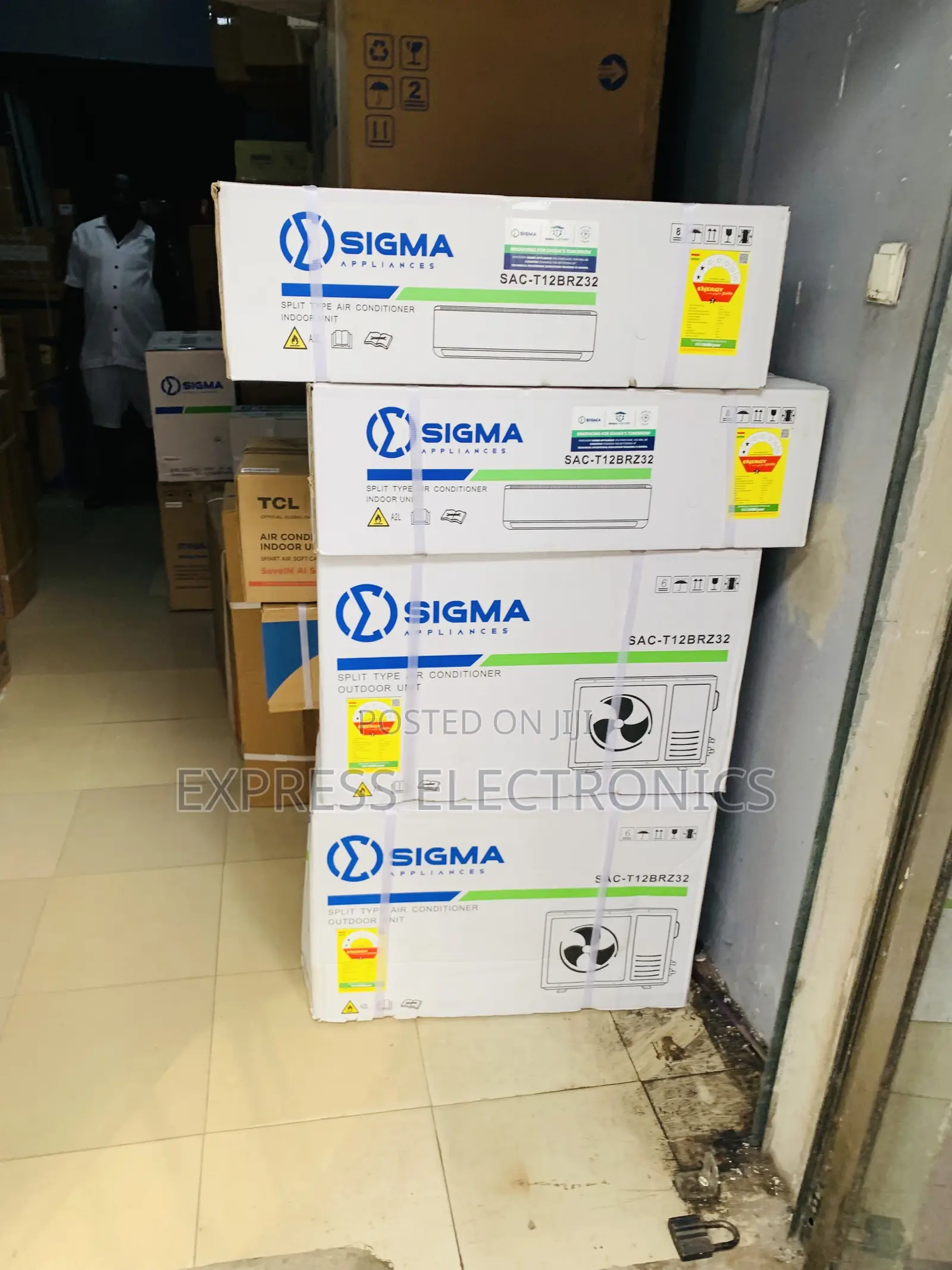Better Raps Sigma Split R410 Gas 2.5hp Air Conditioner