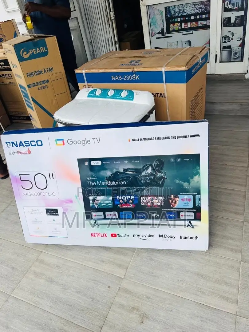 Efficient Classic Nasco 50” Uhd Smart Digital Satellite TV 