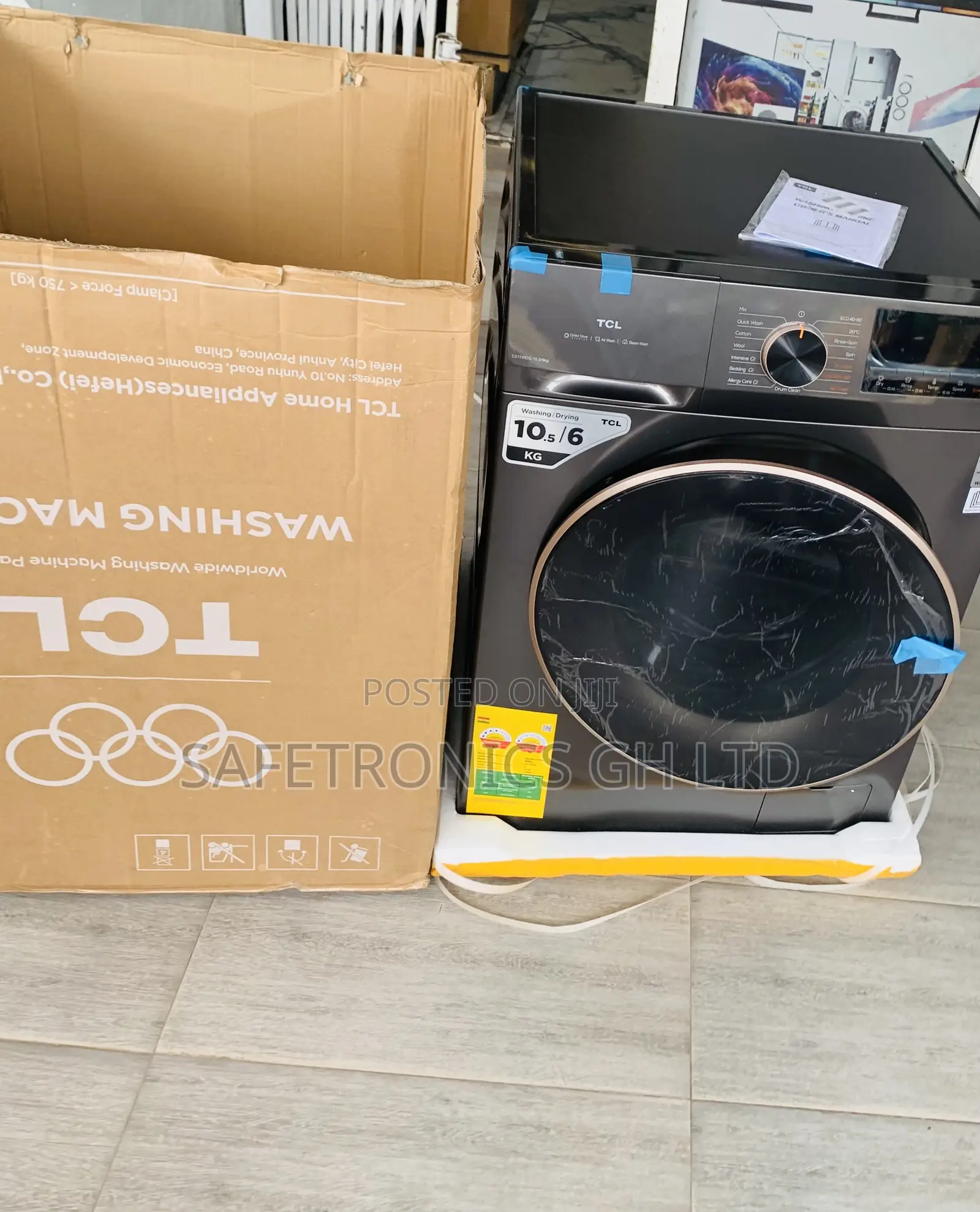 Premium TCL Front Load Combo Washing Machine 10.5KG Washer 6KG Dryer
