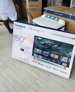Extremely Affordable Nasco 50” Uhd Smart Satellite Android TV 