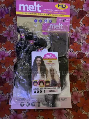 Virgin Remy Human Hair Melt Natural Body 3pcs