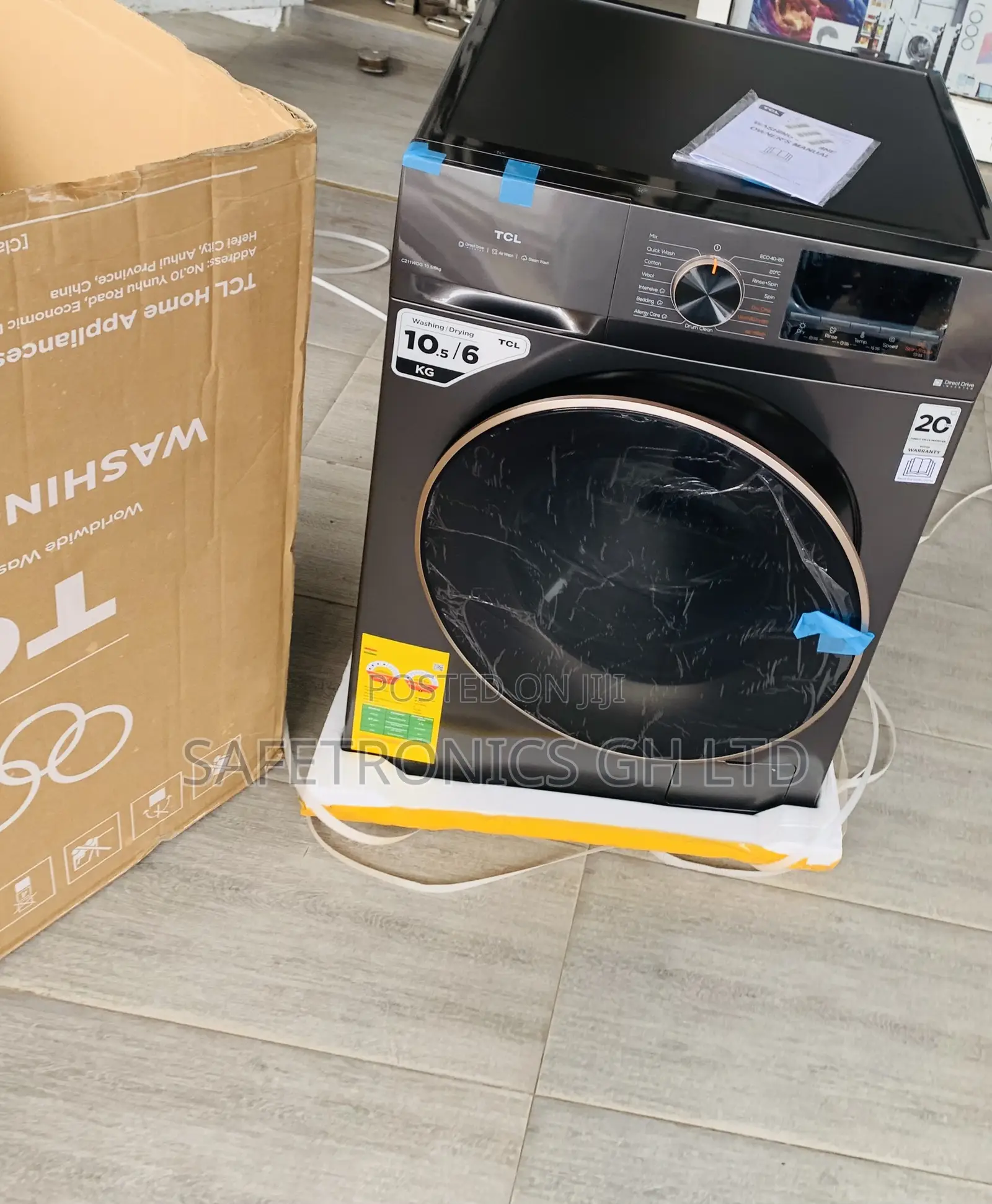 Sealed TCL Front Load Combo Washing Machine 10.5KG Washer 6KG Dryer