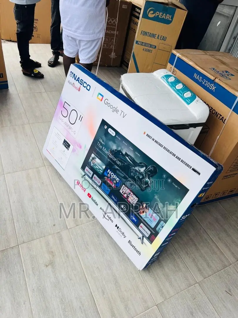 Buy Durable Nasco 50” Uhd Smart Satellite Android TV(2025 Model)