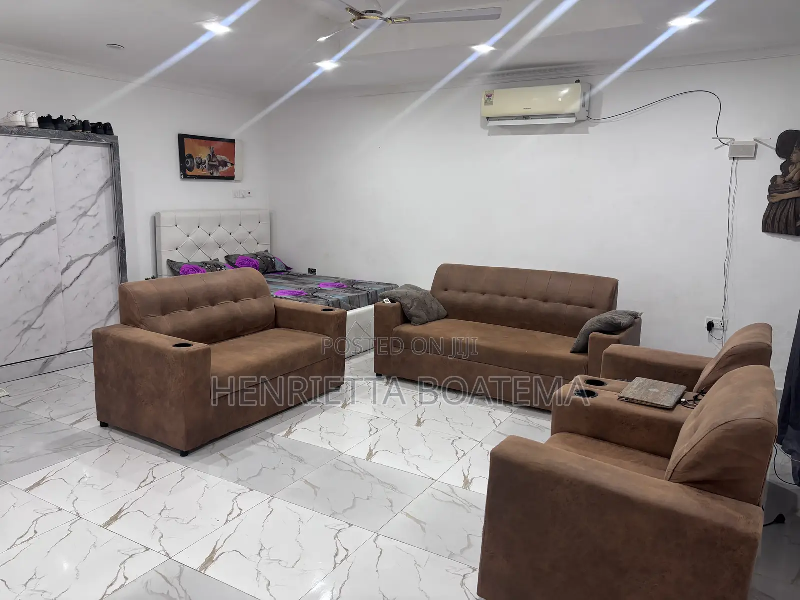 1bdrm Room & Parlour in King Homes, Madina for rent