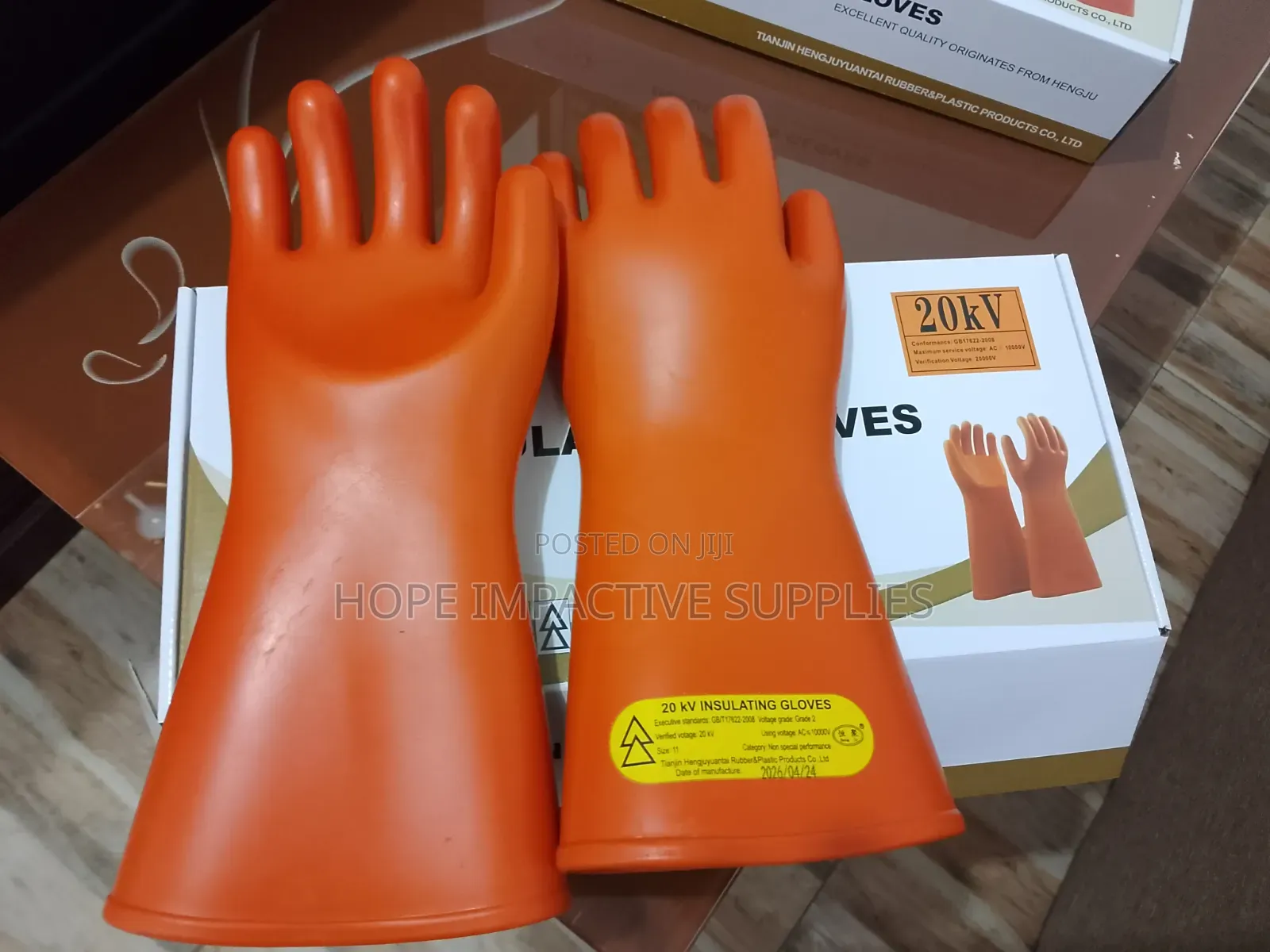 Heavy Duty Electric Shock Protective Hand Glove(Protect Up to 20kv).