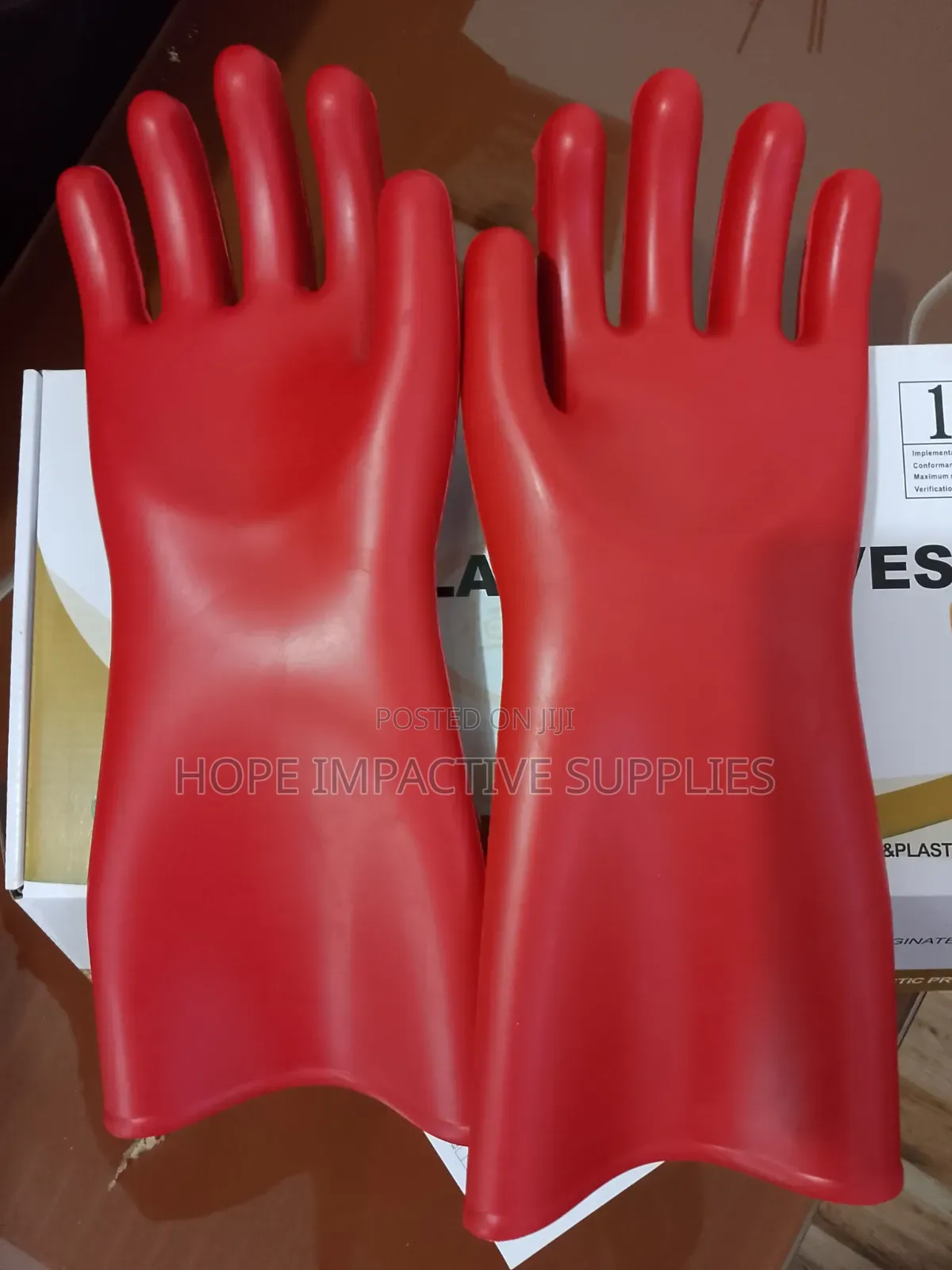Electric Gloves<> 12KV.