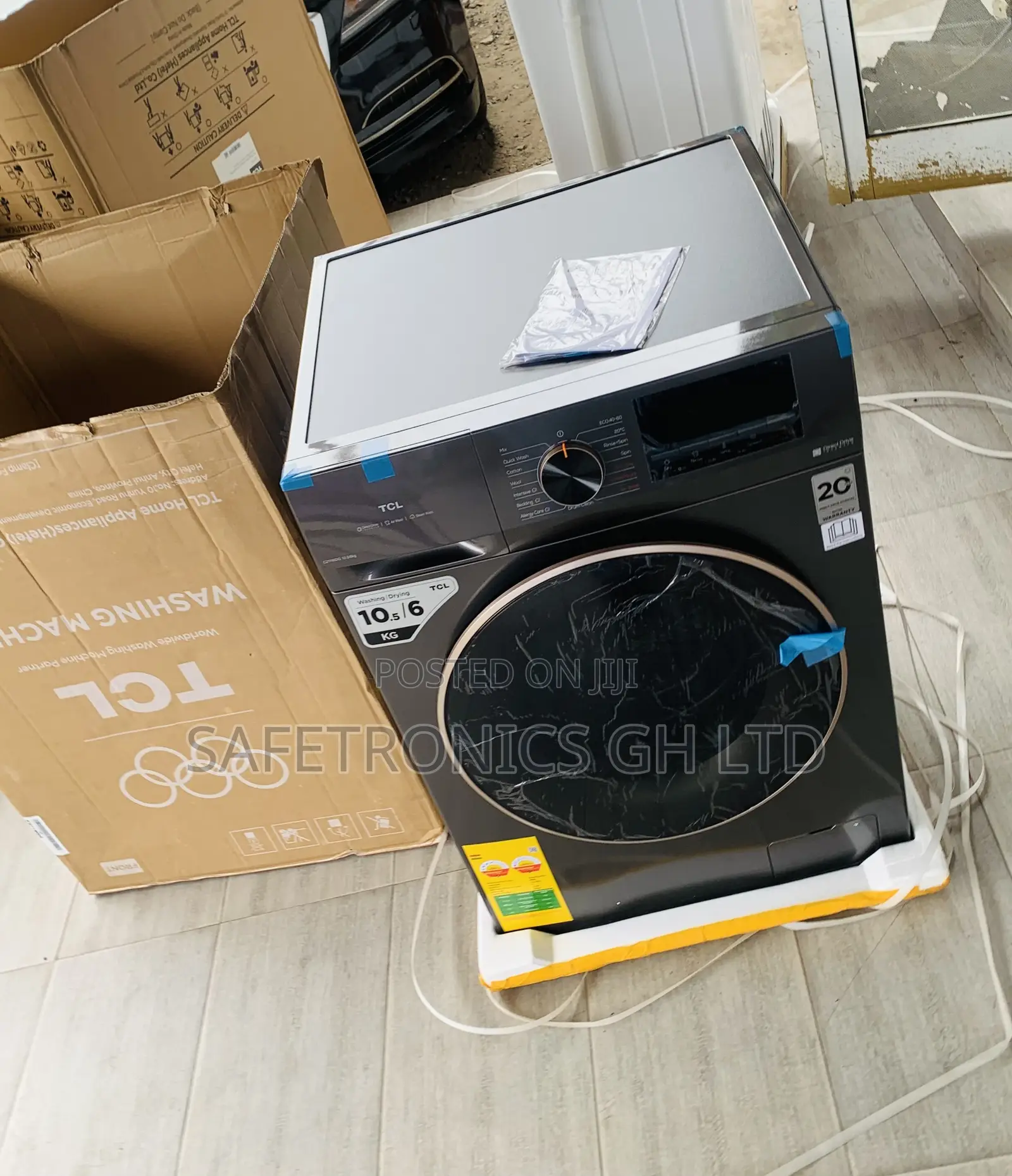 Lastest New TCL Front Load Combo Washing Machine 10.5KG With 6KG