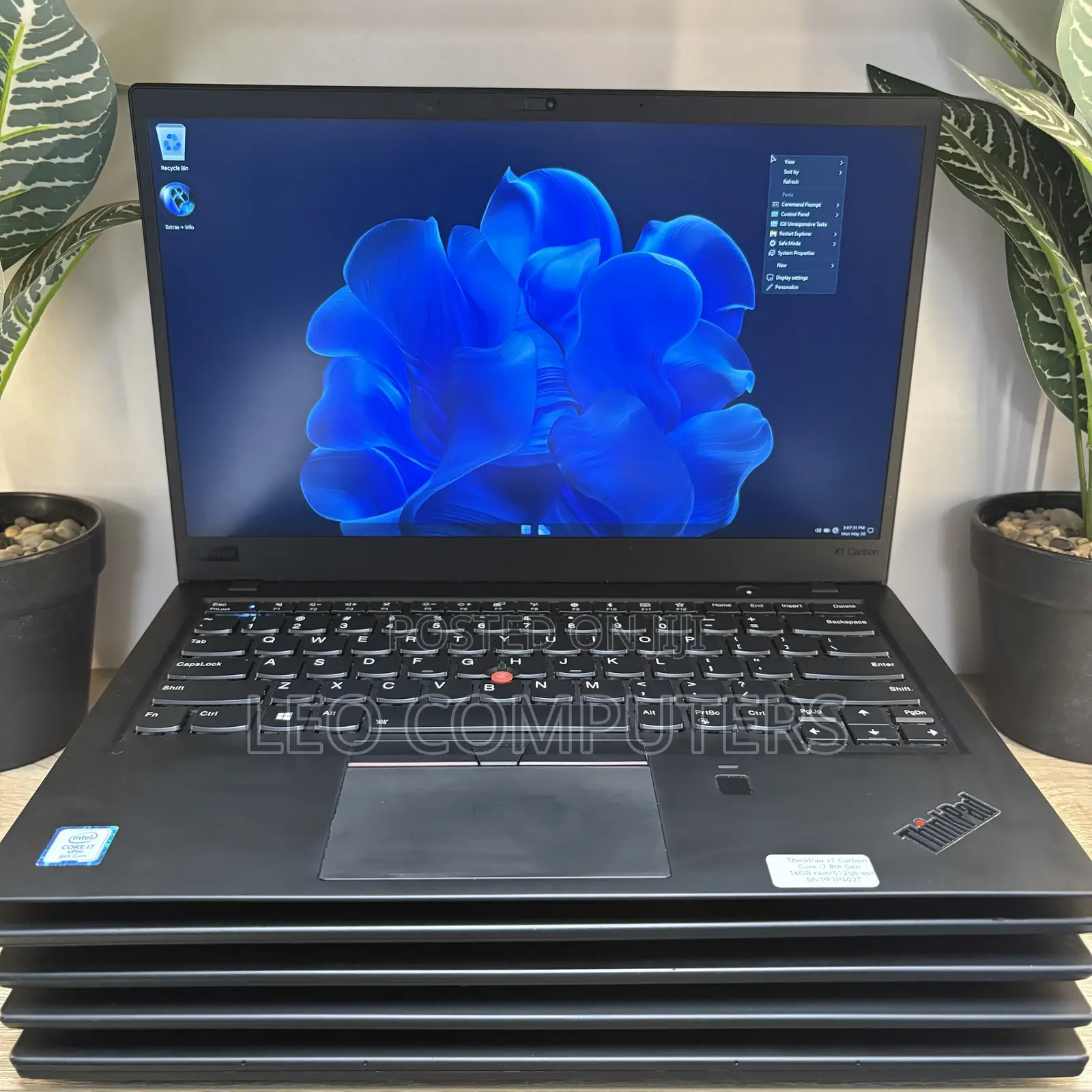 Laptop Lenovo ThinkPad X1 Carbon 16GB Intel Core i7 SSD 512GB