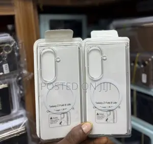 Z Fold8ultra Front Back Transparent Case With Magnetic Stand