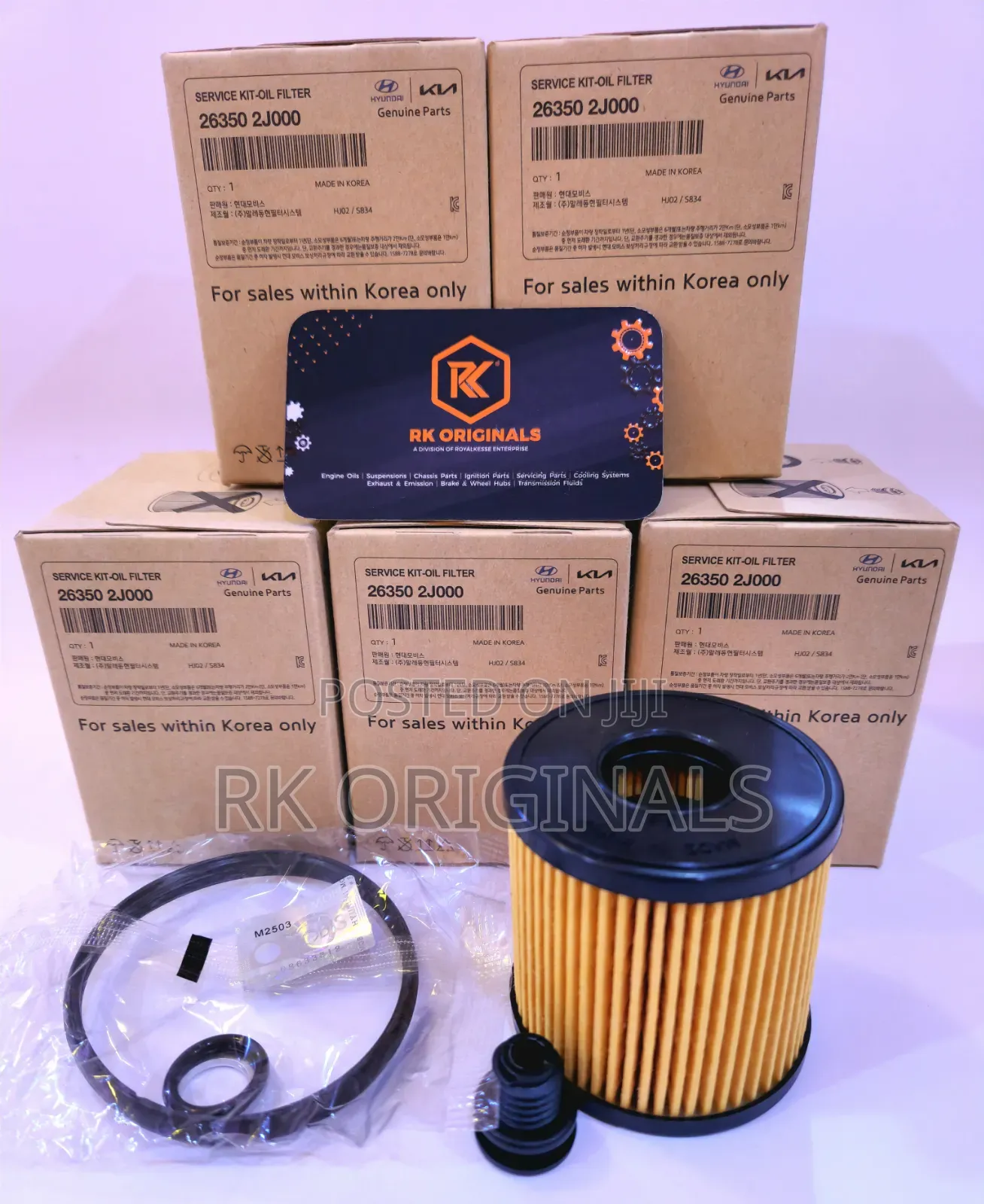 Elantra 21-26/KiaK4 25-26/Kona 22-26/Sonata 20-26 Oil Filter KOREA