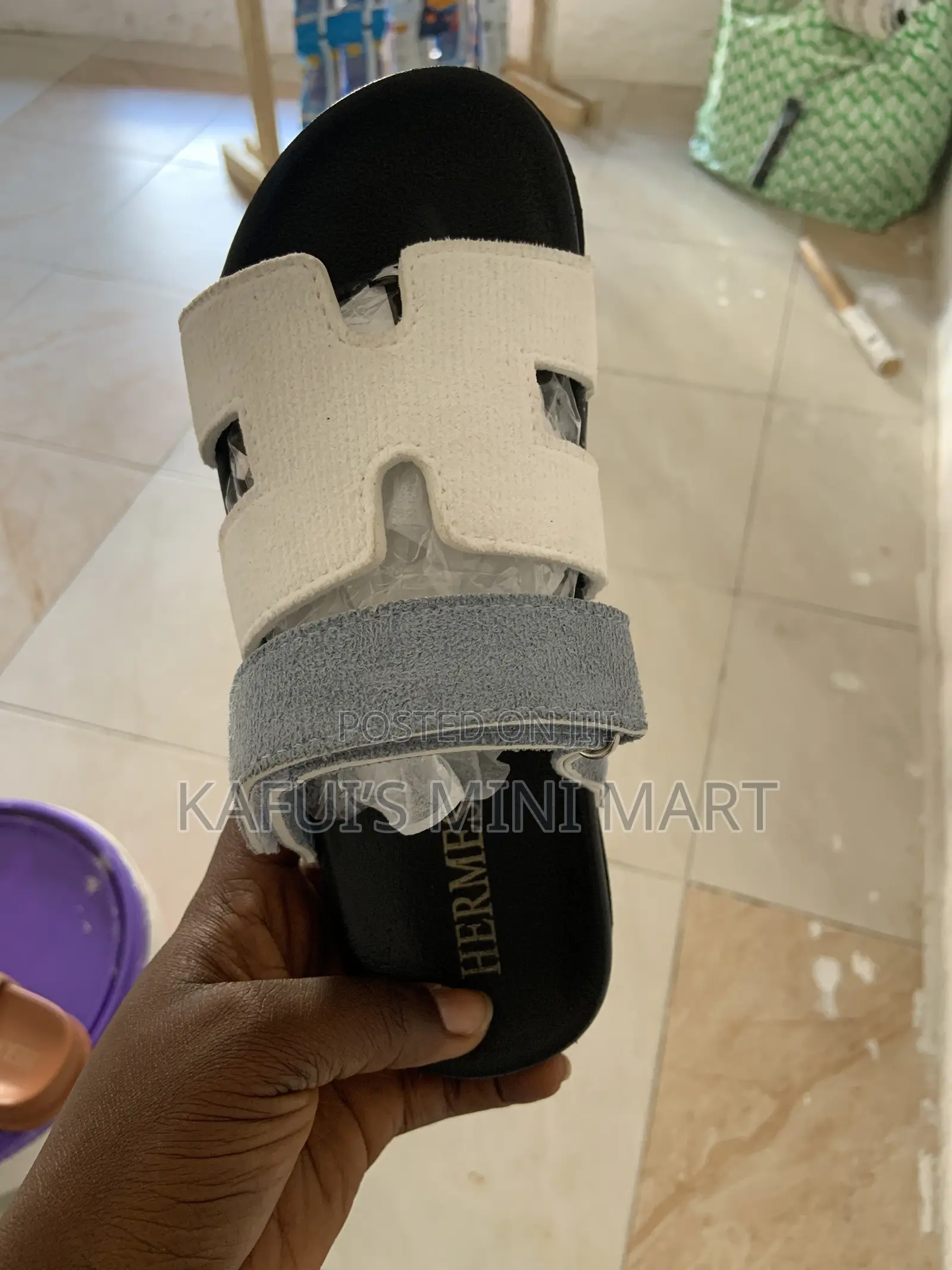 Ladies Hermes Slippers