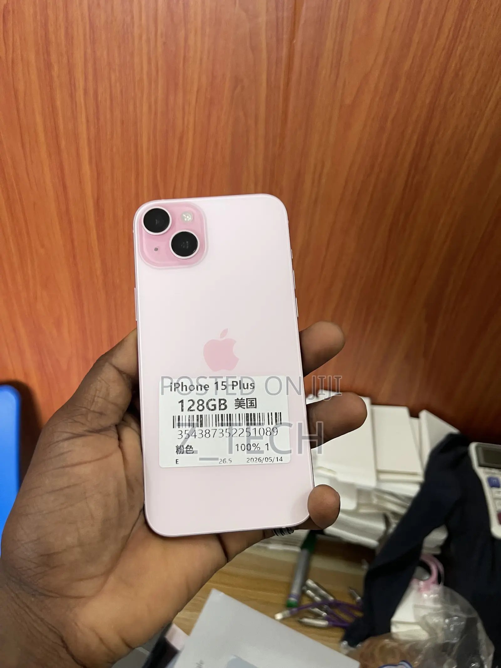 New Apple iPhone 15 Plus 128 GB Pink