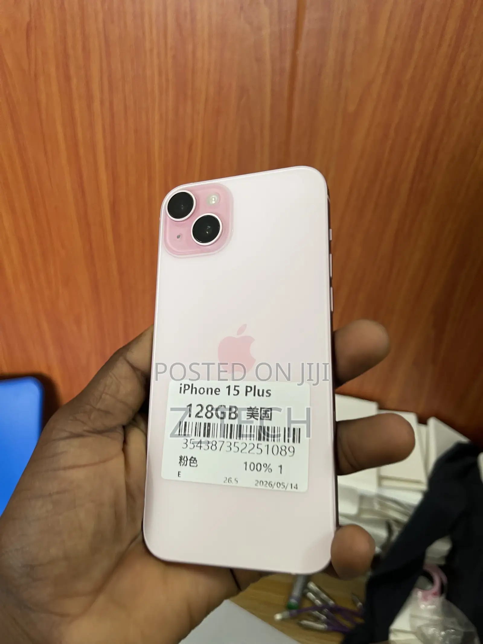 New Apple iPhone 15 Plus 128 GB Pink