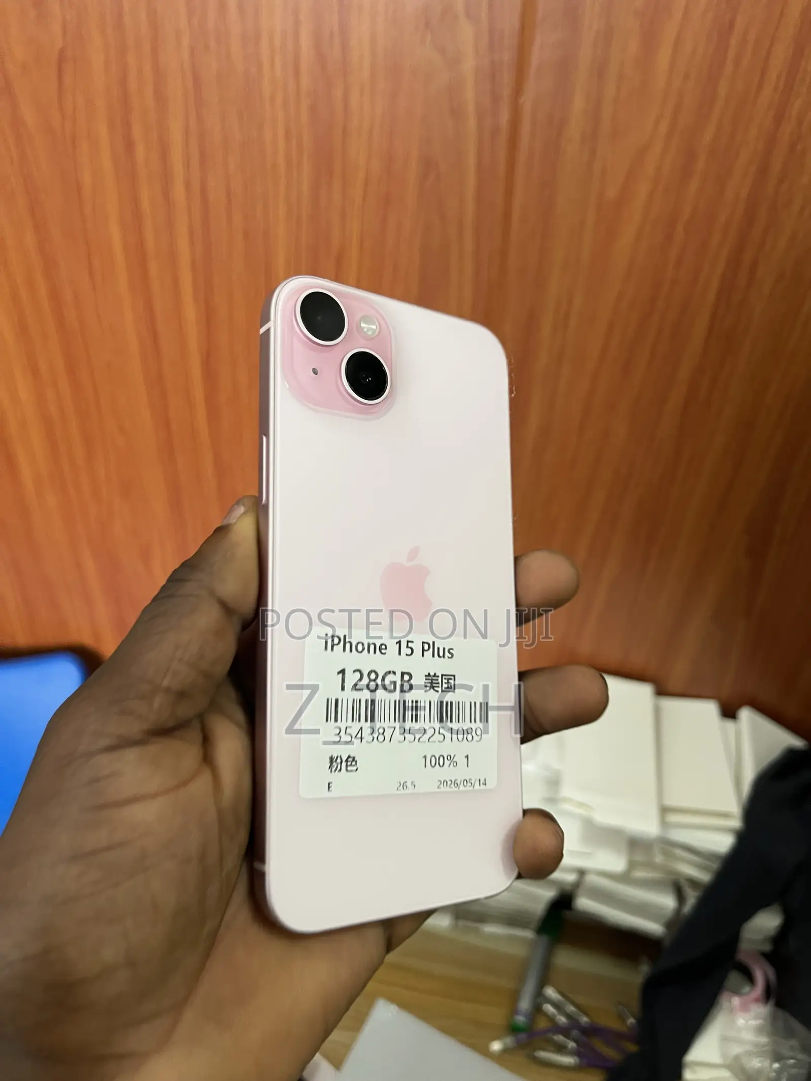New Apple iPhone 15 Plus 128 GB Pink