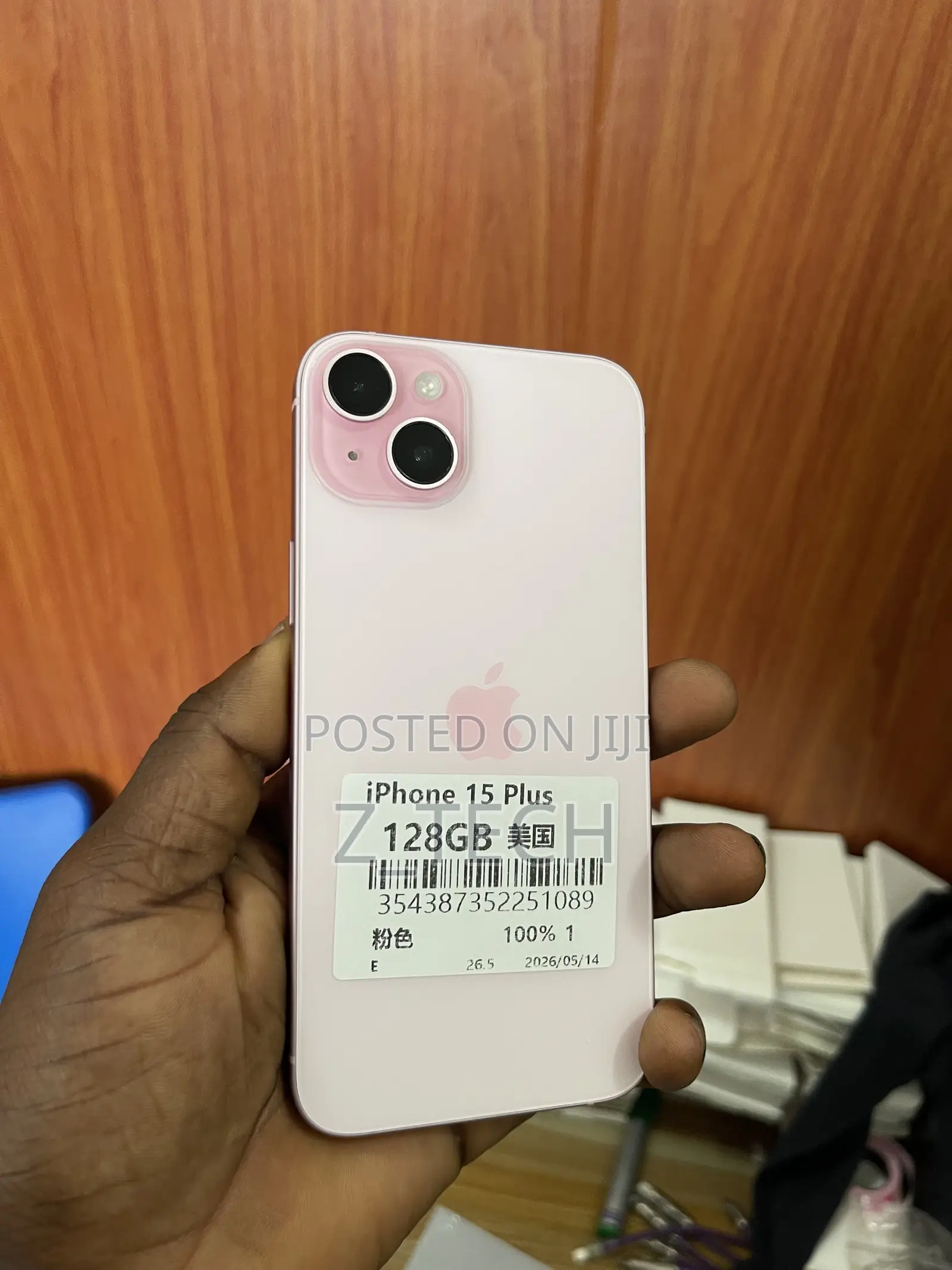 New Apple iPhone 15 Plus 128 GB Pink