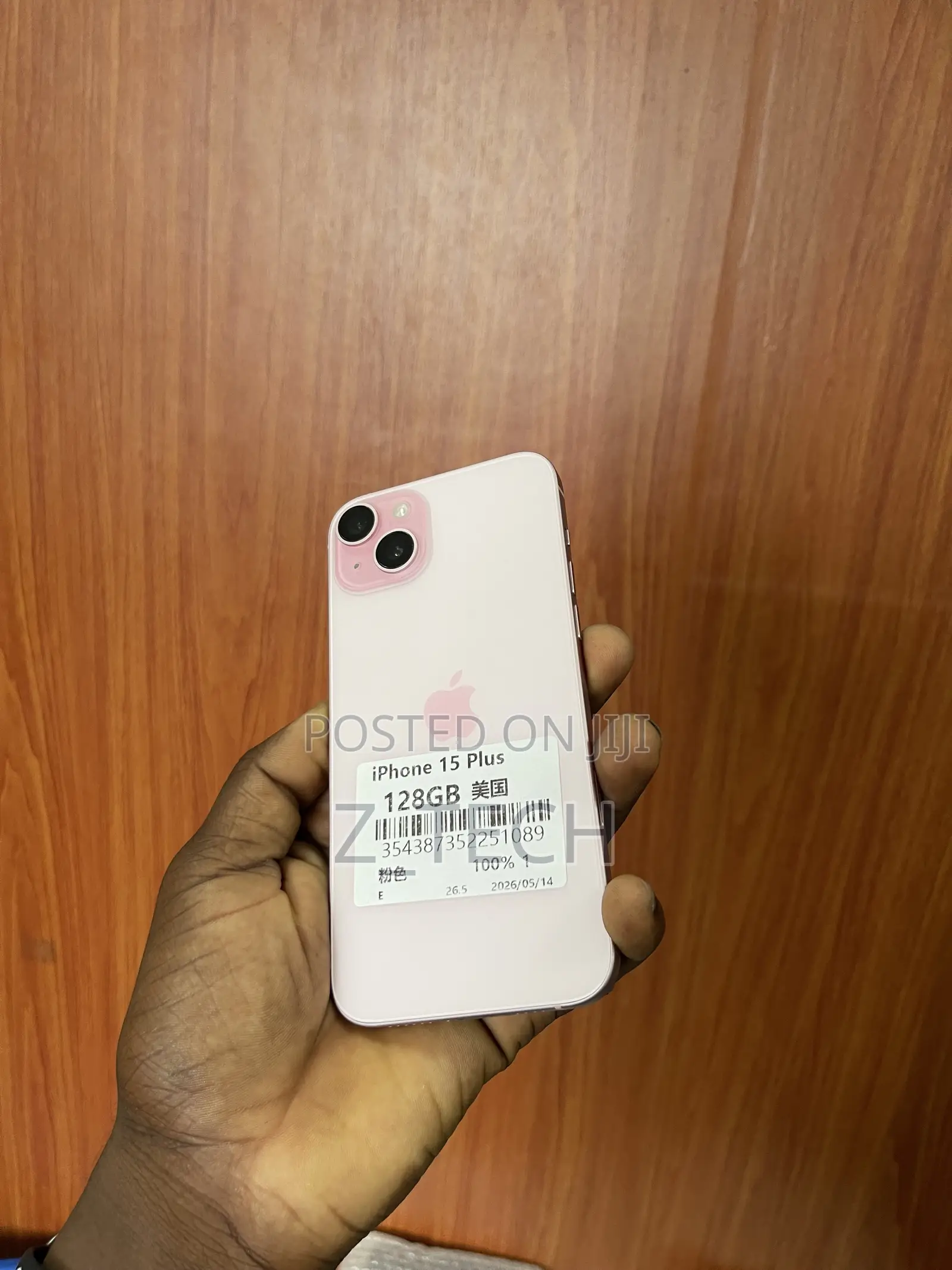 New Apple iPhone 15 Plus 128 GB Pink