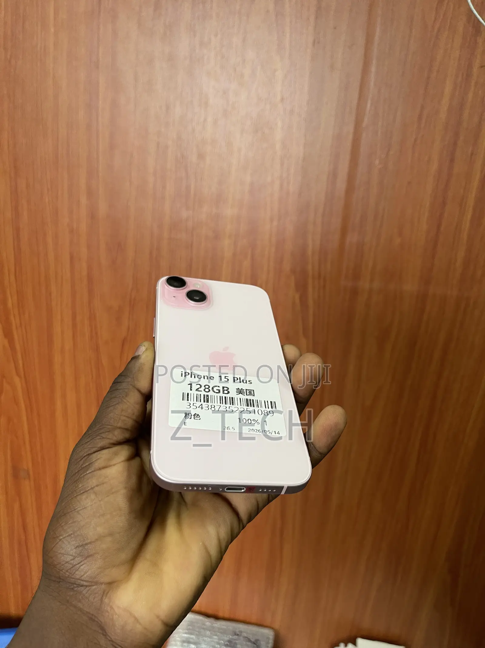 New Apple iPhone 15 Plus 128 GB Pink
