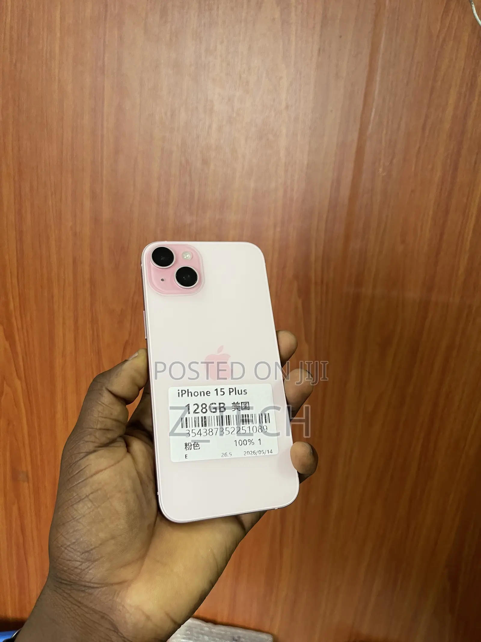 New Apple iPhone 15 Plus 128 GB Pink