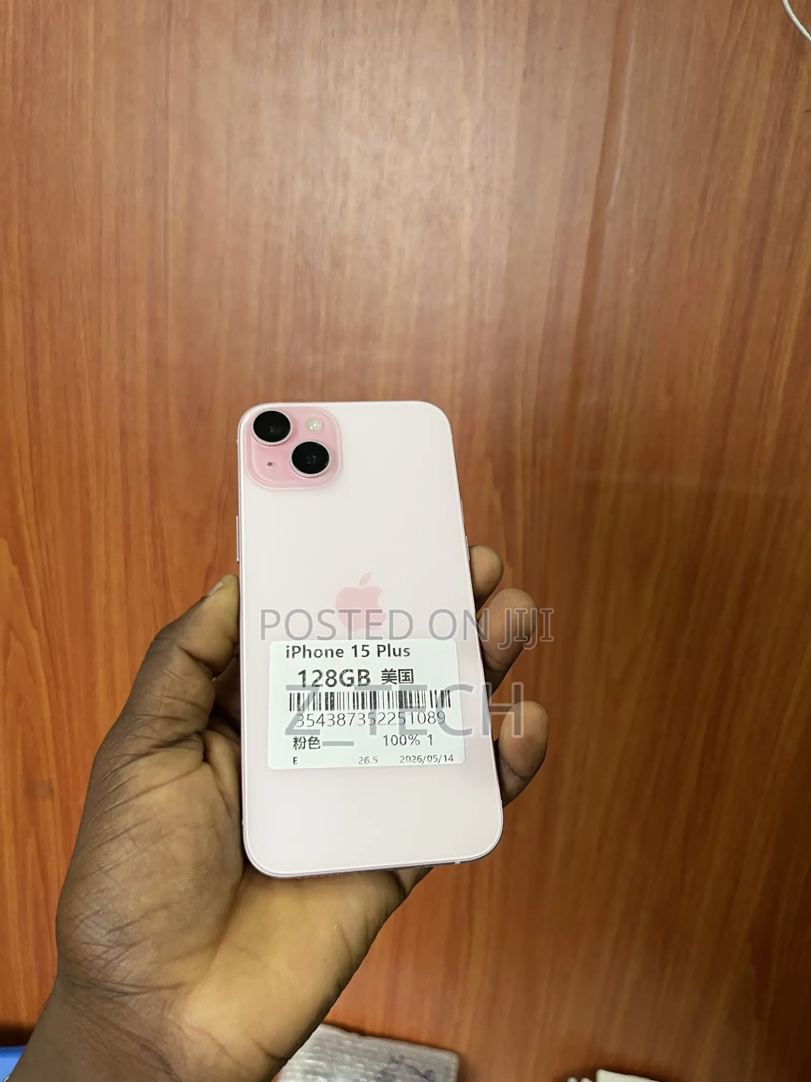 New Apple iPhone 15 Plus 128 GB Pink